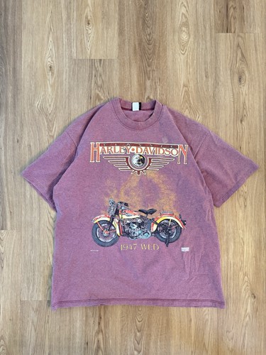 Shirt harley davidson - harley, rossa