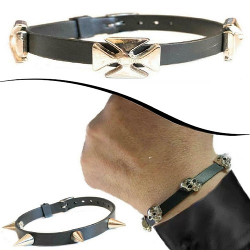 Bracciale con borchie - , in