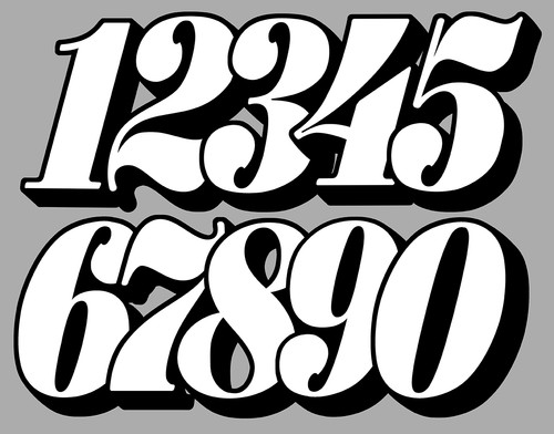 Race racing numbers drift moto - numbers,