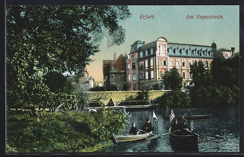 Erfurt barche remi sul - barche,