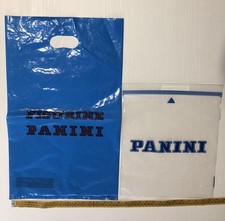 2 SACCHETTI BUSTA PLASTICA PER ALBUM FIGURINE PANINI ORIGINALI  VINTAGE ANNI 80