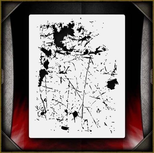 Grunge aerografo stencil - aerografo,