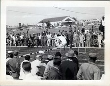 1953 Foto di Hurdler Midair