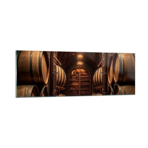 Quadro vetro 90x30cm vino - vetro,