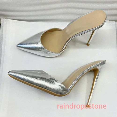 Tacchi punta glamour argento - tacchi,