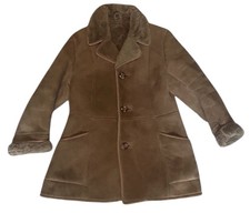 Cappotto sherling marrone