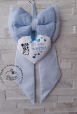 Fiocco nascita coccarda bimbo