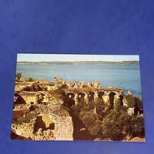 LAGO DI GARDA SIRMIONE GROTTE DI CATULLO VILLA ROMANA - CARTOLINA A COLORI