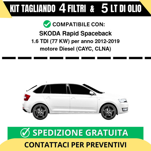Tagliando per skoda rapid - skoda,