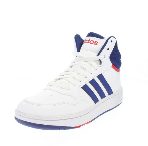 Adidas hoops mid k - hoops, bianco