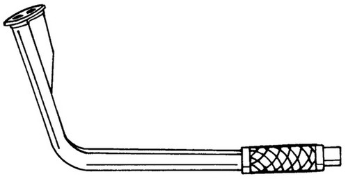 105 tubo gas - scarico, per