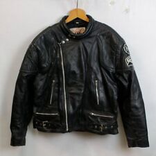 Giacca a chiodo Shakeel International vintage color nero taglia 44 da uomo