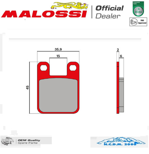 Pastiglie freno malossi - pastiglie, post