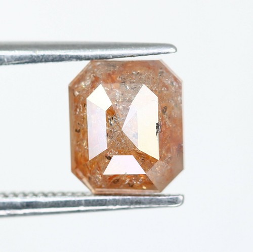 Diamante taglio smeraldo - , rosso