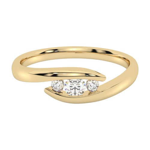 Anello oro 585 - anello,
