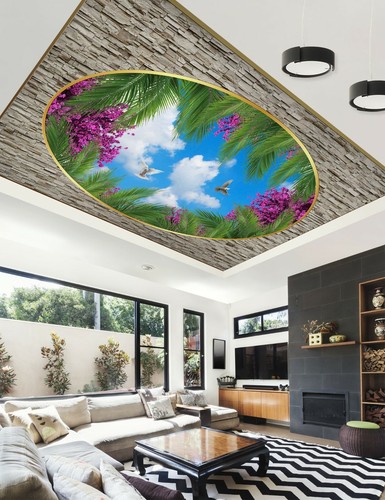 Carta parati cloud fiori - cloud,