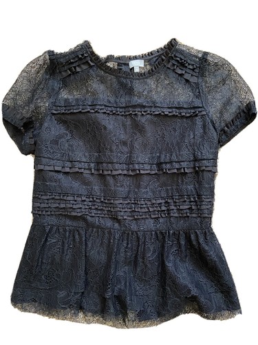 Top nero pizzo hoss - in,