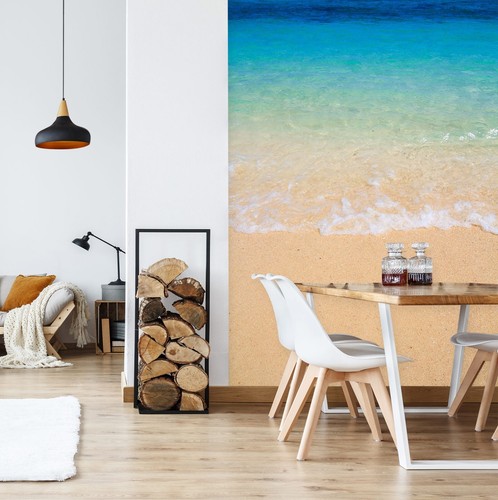Carta parati beach waves - da,
