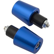 Set Bilancieri Contrappesi Stabilizzatori Manubrio Moto Scooter Alluminio Blu