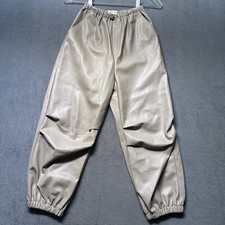 Zara Pantalone Jogger Ecopelle