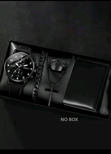 Men geneva watch gift set - geneva,