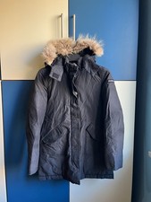 GIUBBOTTO WOOLRICH TRENCH CAPPOTTO JACKET PARKA DONNA WOMAN NERO BLACK NOIR