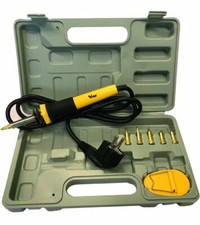 PIROGRAFO PER LEGNO SUGHERO PELLE CUOIO KIT INCISORE ELETTRICO 30W IN VELIGETTA