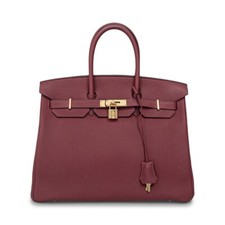 Borsa Hermes Borgogna Birkin