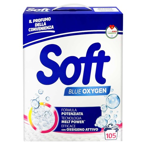 Soft fusto lavatrice - fusto, blue