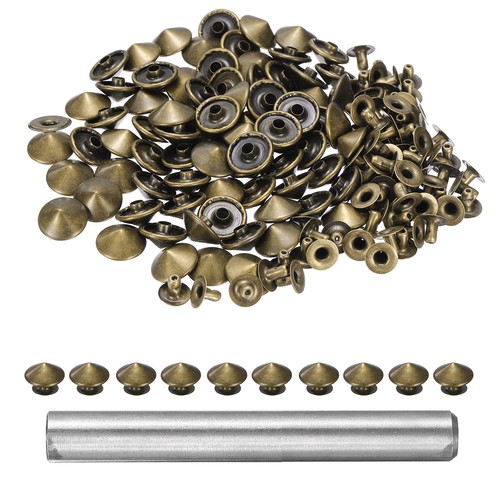 100 pezzi borchie rotonde