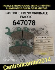 PASTIGLIE FRENO PIAGGIO VESPA