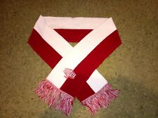 Sciarpa ultras brigata Perugia ricamo di qualità su lana con frangia Biancorossa