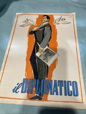 Depliant Carlo Dapporto commedia musicale Il diplomatico anni ‘60