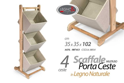 Mobile scaffale legno - in, natur