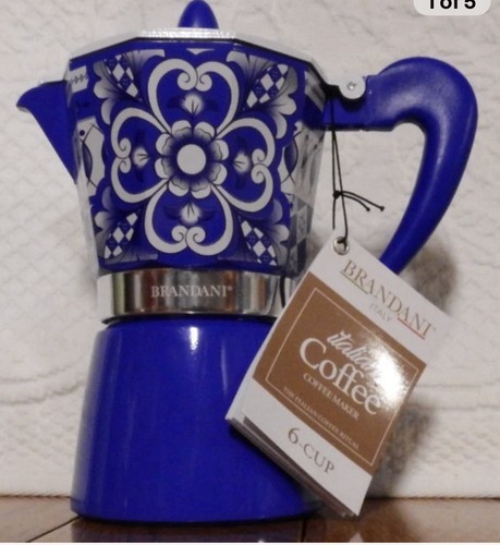 Nuova brandani caffettiera blu - brandani,