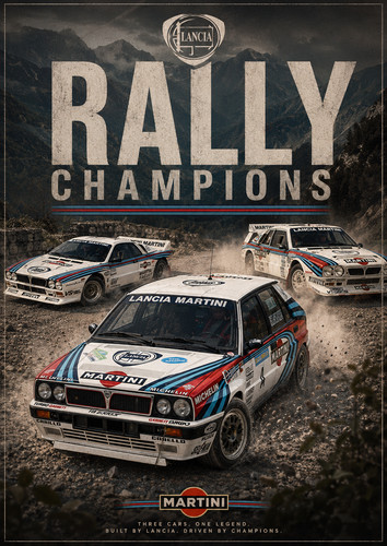 Lancia delta martini rally - delta,