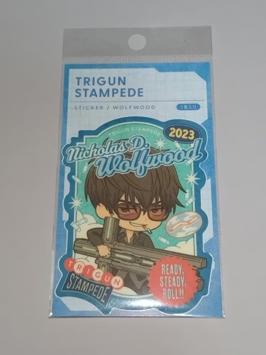 Adesivo trigun stampede - trigun, legno
