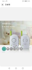 Baby monitor interfono wireless funzione talk back 300 m bianco/verde NEDIS