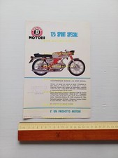 Motobi 125 Sport Special 1970 depliant originale ciclomotore italiano brochure