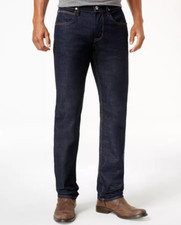 Jeans uomo HUDSON L10212 blu scuro Byron gamba dritta taglia 32