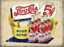 TARGA METALLO Vintage PEPSI