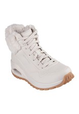 Skechers donna UNO Fall Air sneaker stivali invernali 167274 OFWT bianco