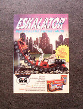 I021-Advertising Pubblicità-1987- ESKALATOR PER SCALARE ANCHE I MURI , GIG