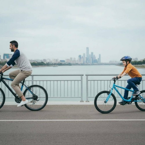 Traino bici bambini elastico - traino,