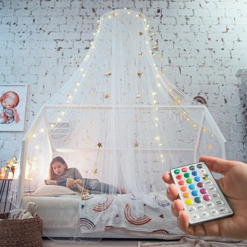 Bollepo tettoia letto con - tettoia, luci