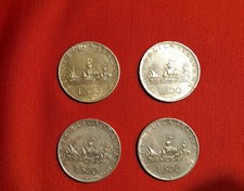 Lotto 500 Lire Argento Caravelle  Nr 4 Pezzi