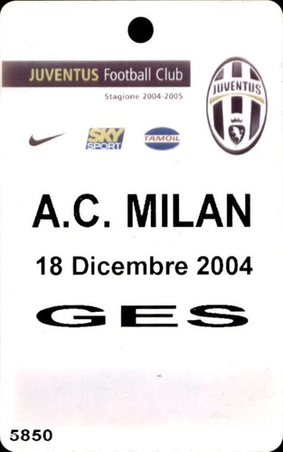 Tessera juventus football club - juventus,
