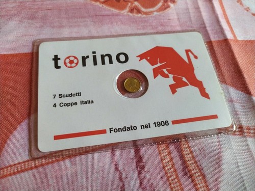 Torino calcio tessera moneta - calcio,