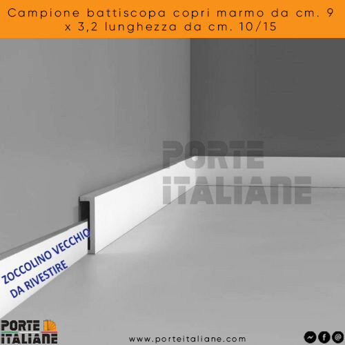 Campione battiscopa copri