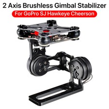 Stabilizzatore cardanico brushless 2 assi per GoPro SJ Hawkeye Cheerson FPV ricambi